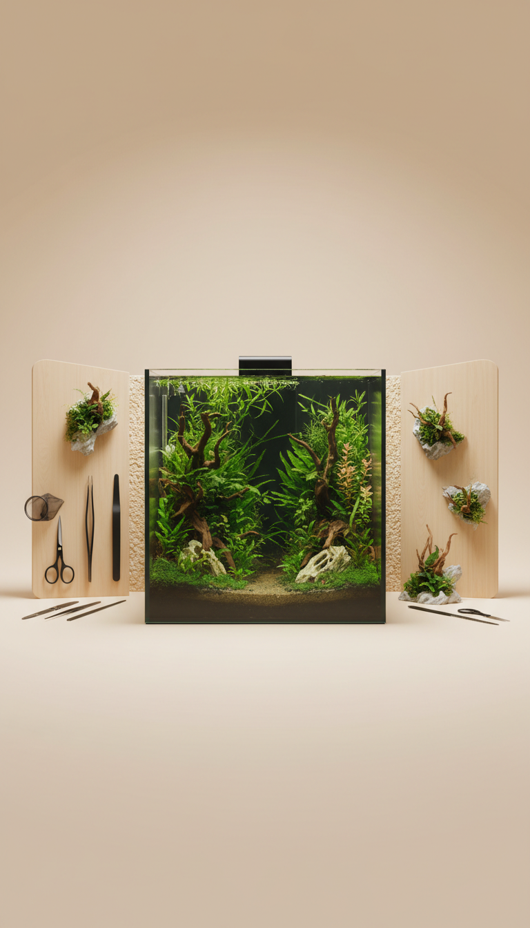 Clear Glass Aquarium, 60L Prism